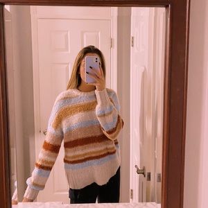 American Eagle Striped Sweater